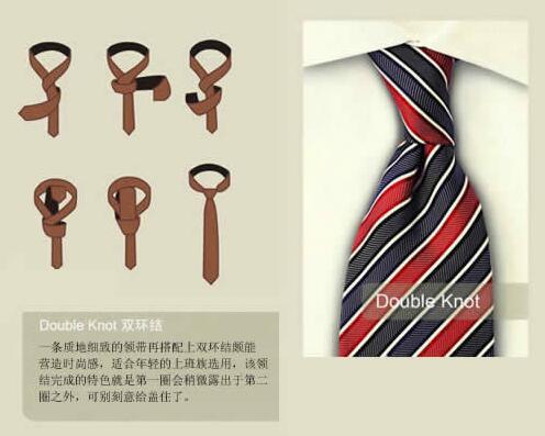 雙環結領帶打法步驟圖解